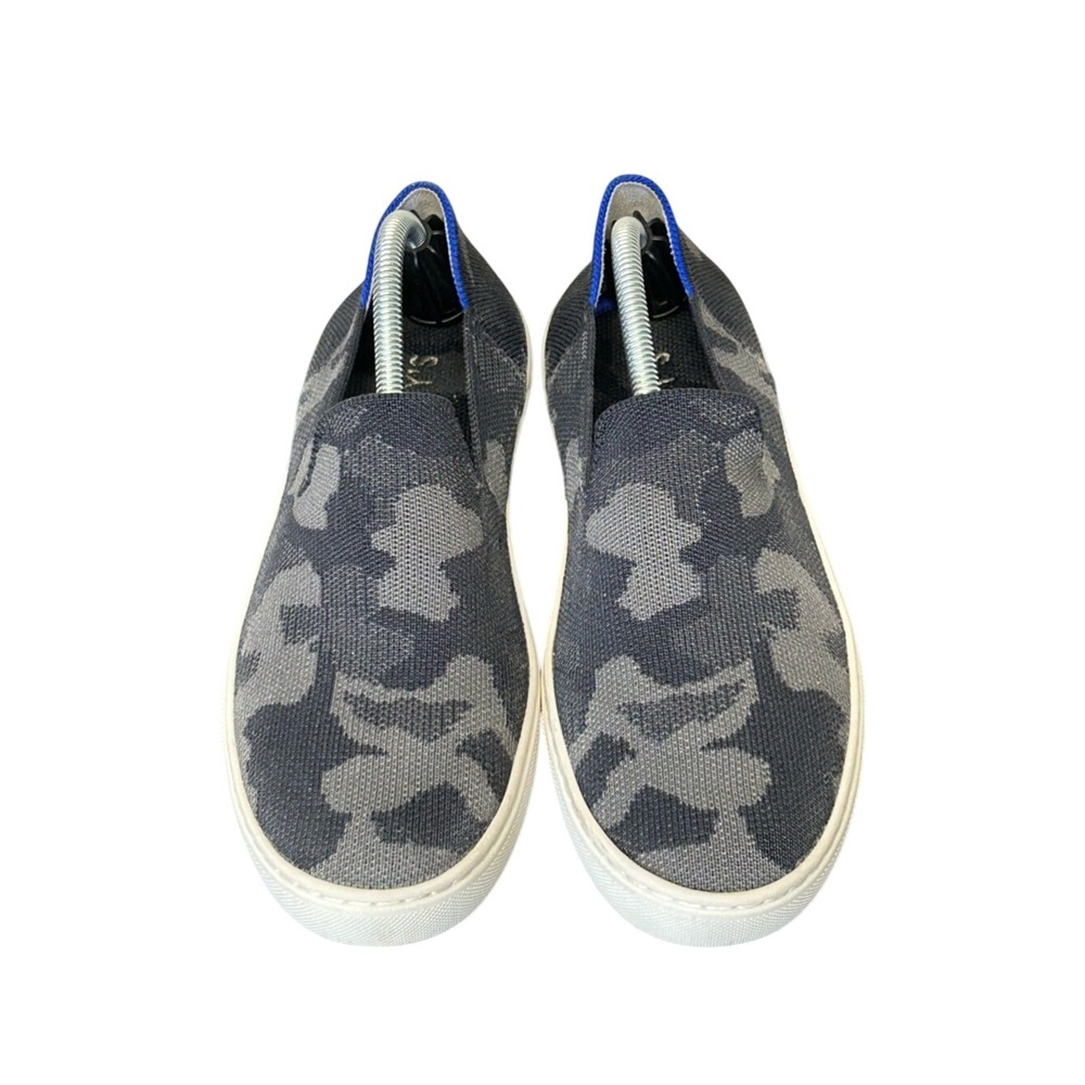 Rothy's‎ The Original Slip On Sneaker In Grey Camo Size 7.5